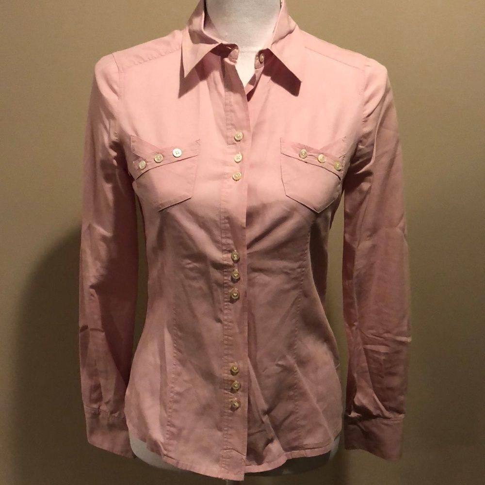 Marc Jacobs Pink Collared Button-Down Shirt